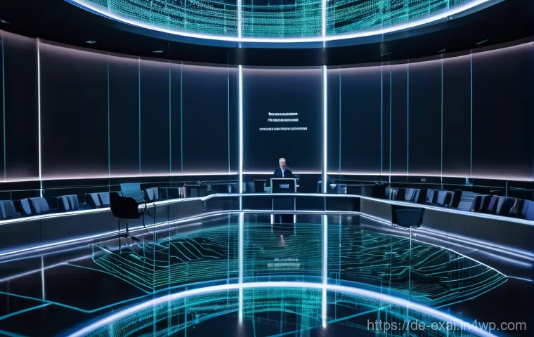 설명 가능한 AI의 실제 적용 문제 해결 - **Prompt:** A lone, thoughtful data scientist, in their late 20s or early 30s, stands in a dimly lit...