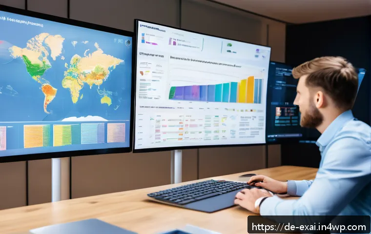 설명 가능한 AI의 의사결정 지원 시스템 - A modern office environment in Germany showing a diverse team of professionals including data scient...